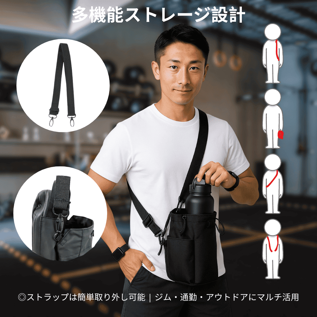 PITABAGU™ マグネットジムバッグ